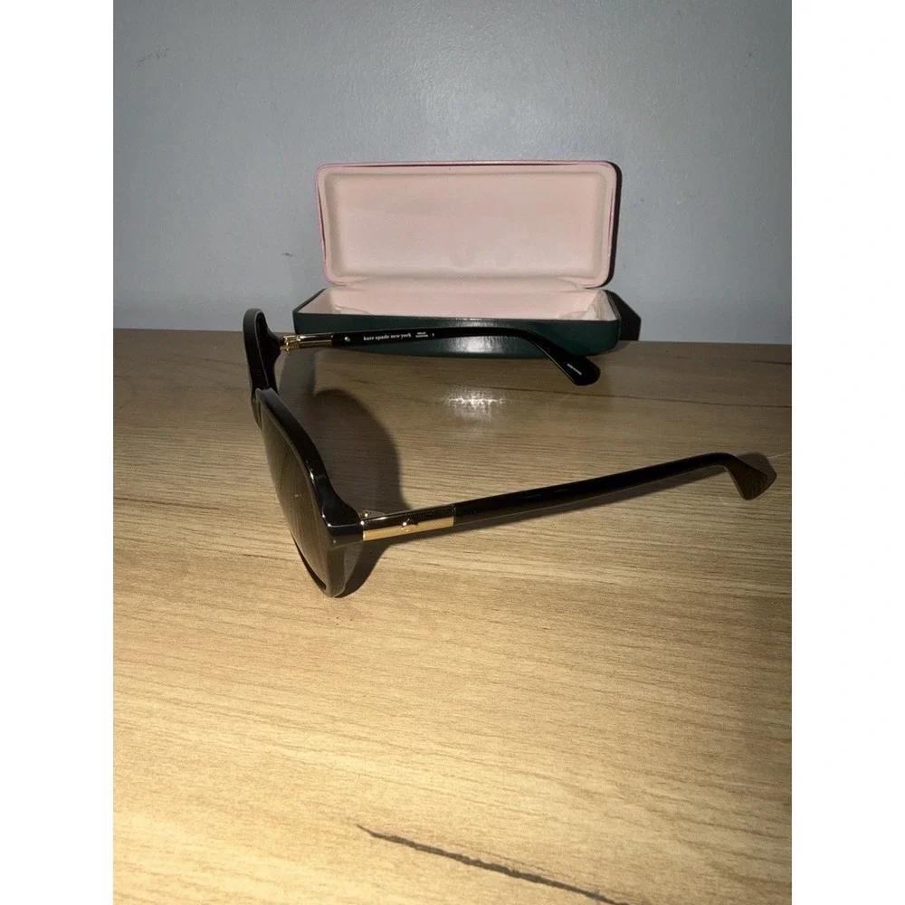 NEW KATE SPADE NEW YORK BRYLEE/F/S 086HA BLACK GOLD SUNGLASSES 56-17